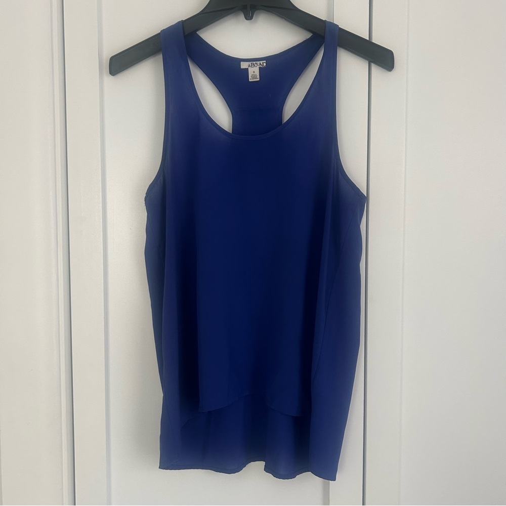 Abound Blue Sleeveless Tank Top with Racerback